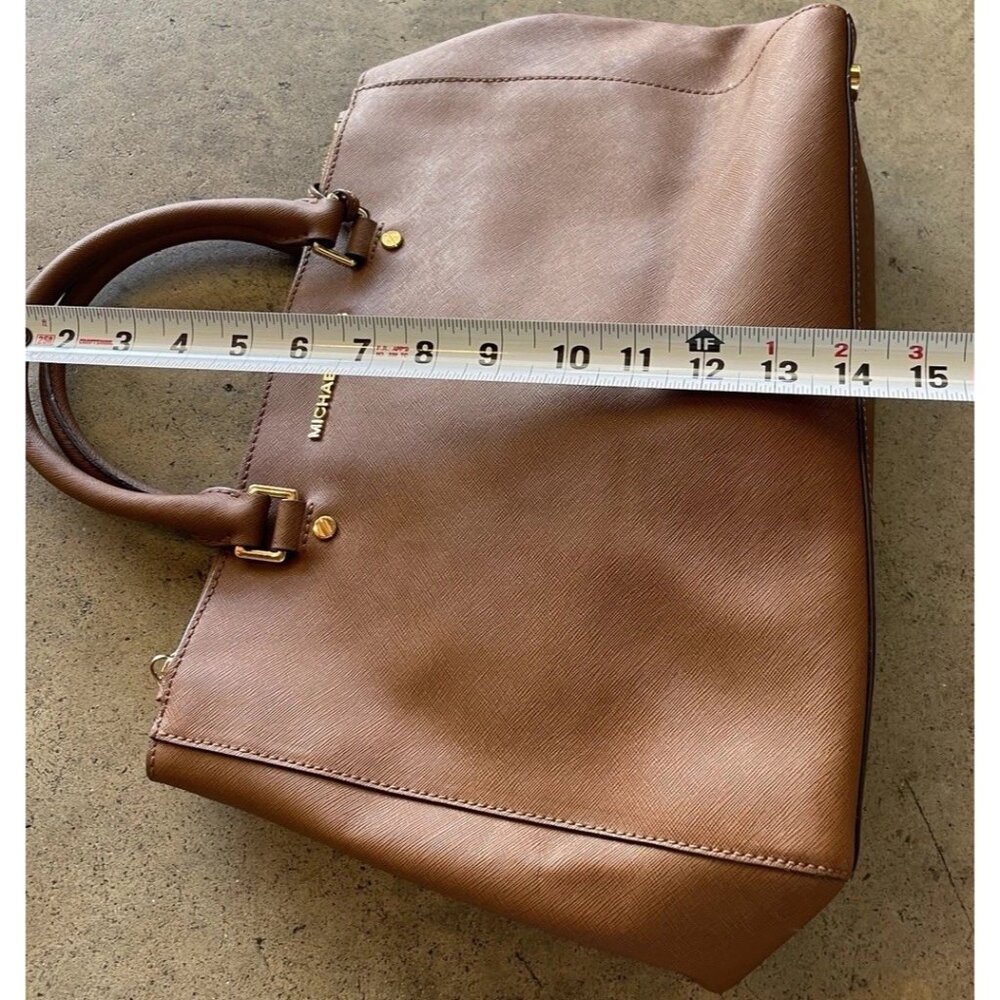 Michael Kors Womens Jet Set Chain Soft Genuine Leather Shoulder Tote Bag - Picture 8 of 16